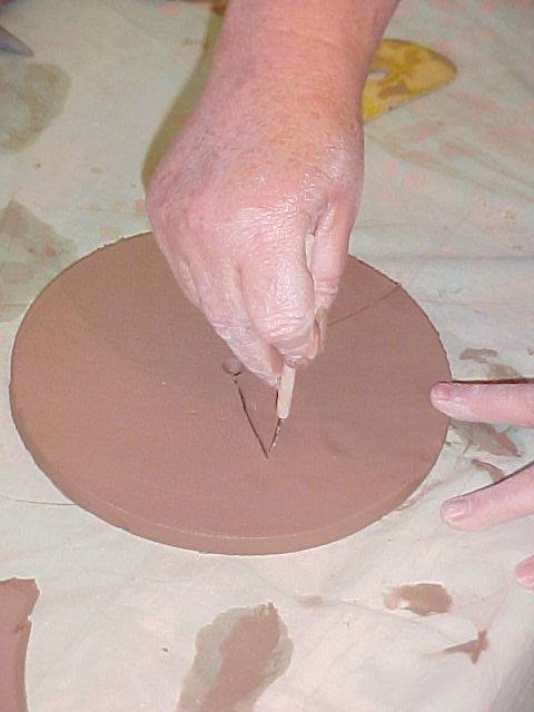 Cutting a wedge out of slab