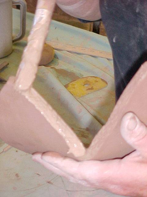 Putting slip on the edge