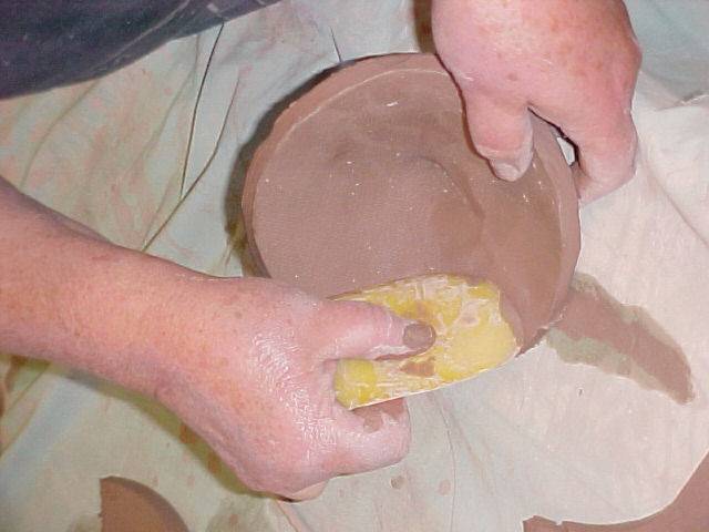 Cleaning up the seam inside (and out)