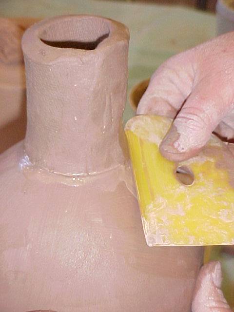Cleaning up seam